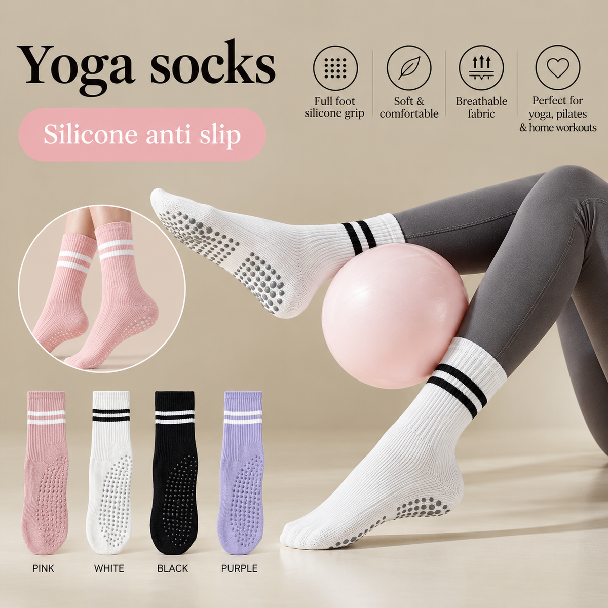 Pilates Socks