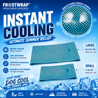 FrostWrap™ - The Cooling Scarf That Beats the Heat in Seconds
