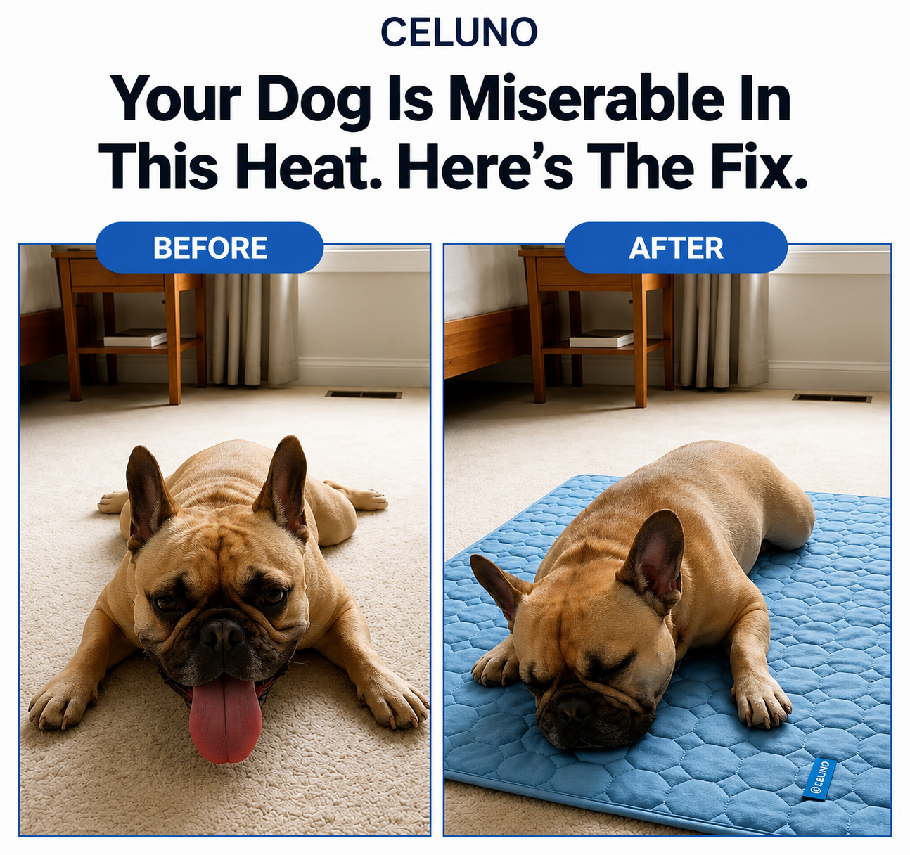 FrostMat™ - Self-Cooling Pet Mat That Keeps Dogs & Cats Cool All Summer 2.0